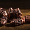 Cusdie 7-Die Bullet-Shaped Metal Dice Set DND Dice Set in