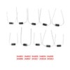 Walfront 200 Pcs 10 Values Diodes Electronic Components Rectifier Diodes