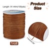 PH PandaHall 1.5mm 100 Yards Kumihimo Macrame Thread, Nylon Braided