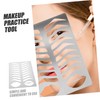 Beavorty eyebrow practice stencil eyebrow shape practice mold mouth make
