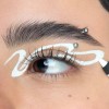 Lápiz Delineador Ojos Adara Paris Blanco Mate Indeleble Waterproof