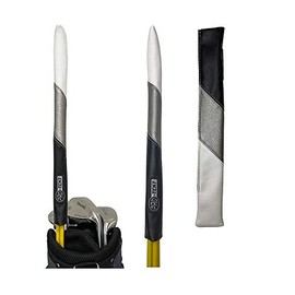 Pro-Tekt - Golf Alignment Stick Cover, Waterproof Training Aid Cover Protection, White/Black