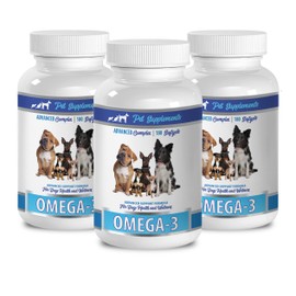 PET SUPPLEMENTS PET SUPPLEMENTS Heart Health for Dogs - Omega 3 - Advanced Complex - Health & Wellness - for Dogs - Omega for Puppies - 3 Bottle (540 Softgels)