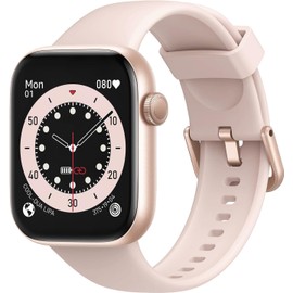 Smartwatch Damen Herren, 1,85" HD Touch Fitnessuhr mit Telefonfunktion, 140+Sportmodi Smart Watch Fitness Tracker mit Pulsmesser Schlafmonitor Schrittzähler, IP68 Wasserdicht Sportuhr für iOS Android