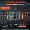 RGB 12 Gang Switch Panel, Momentary ON-Off Touch Switch Box