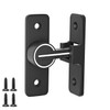 Ctyjia 1PCS 90 Degree Security Gate Latch, Luminous Barn Door