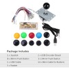 ZPSHYD PC Games Red Joystick, Zero Delay Arcade Game DIY