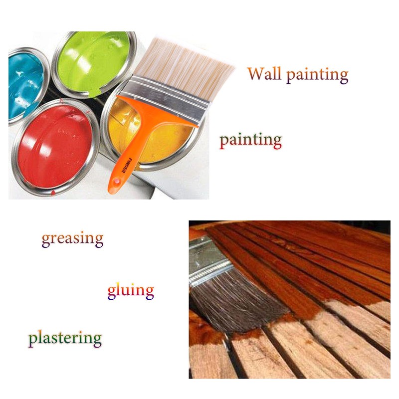 6" Large Paint Brushes Fence Paint Brushes for Wood Decking