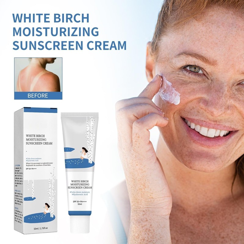 Sunscreen SPF50 Face - Centella Sunscreen - Birch Juice Moisturizing