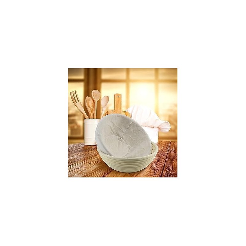 9 Inch Proofing Bread Basket Cloth, Reusable Breathable Liner Cotton