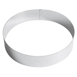 Paderno 47534-28 tortenring, Metall, grau, 28 cm