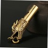 Kisangel Emergency Whistle Brass Keychain Hiking Whistle Metal Referee for