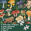 Mushroom Puzzles for Adults 1000 Pieces, Mushroom Art Nature Plant