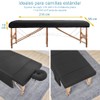 YOGONEV Sabanas para Cama de Masajes Profesional,Cubre Camilla SPA,Premium Microfiber