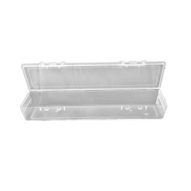 SHC Web Plastic Art Box - Paintbrush/Pen/Pencil - 550ml - 31 x 8 x 3.8cm - For Artists/Students/Paint/Brushes - Art/Craft Storage - Pencil Case - Hinged Lid - Hanging Tab