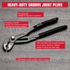 P.I.T. 7-Inch Water Pump Pliers, Fast Adjust Tongue and Groove