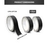 Gaahkai 3-Pack Black Rubber Grip Tape for Handles (1" x