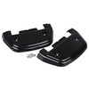 SHMT Black Passenger Footboard Covers for Harley Touring Road Glide