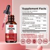 dilib (2 Pack) Liquid Iron Supplement for Women & Men