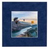 5x5 Mat For 7x7 Frame - Precut Navy Suede Square