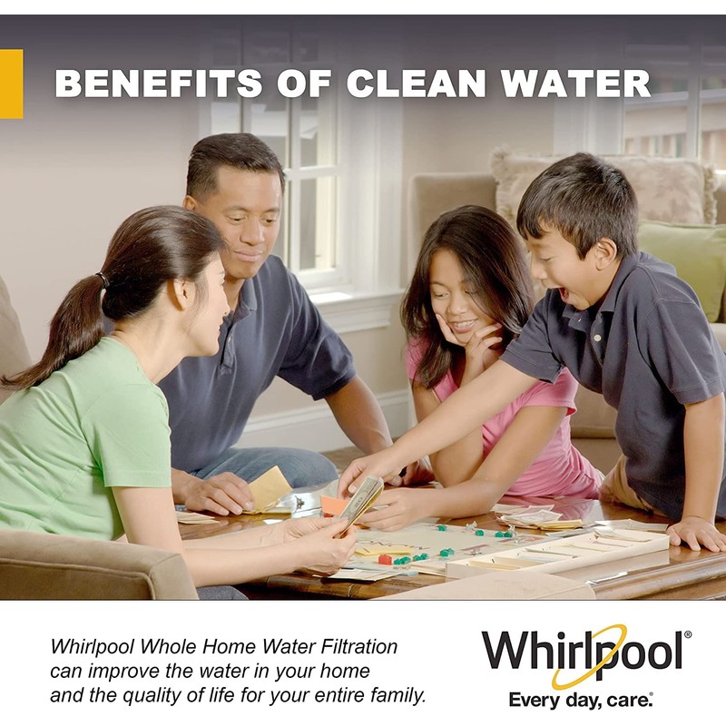 Whirlpool 10" x 2.5" Whole House Water Filter Housing, WHKF-DWH,