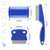 3 PCS Pet Flea Comb Set, Fine Teeth Cat Dog