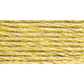DMC 117-3046 Six Strand Embroidery Cotton Floss, Medium Yellow Beige, 8.7-Yard