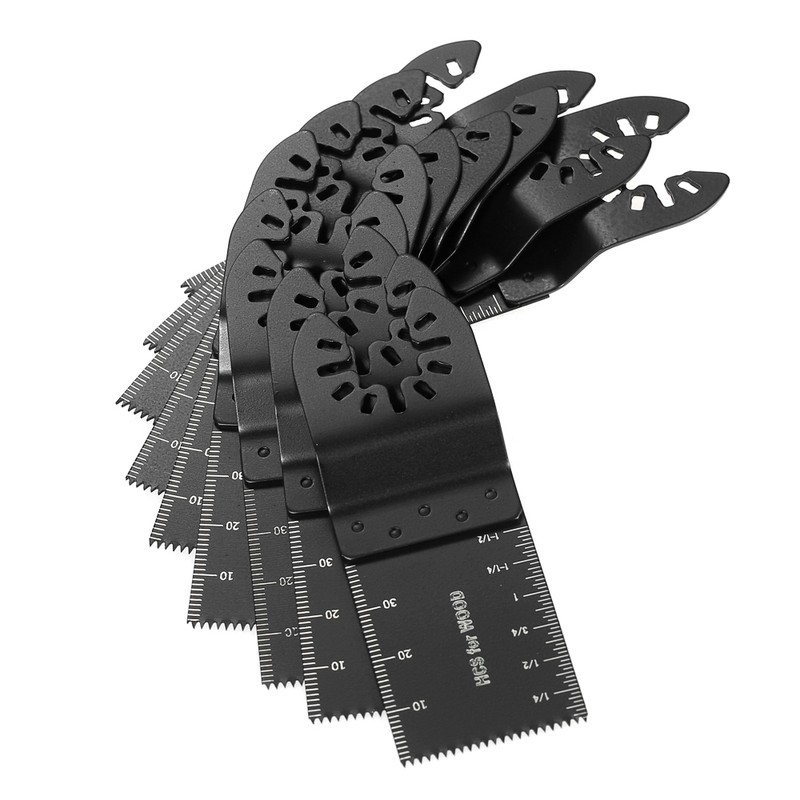 10pcs Multifunctional Saw Blades High Carbon Steel 34mm Oscillating Saw