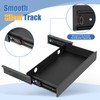 KHAMAL Under Desk Drawer Slide Out - Under Table Drawer
