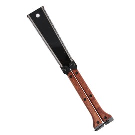 Klappbare 140mm Handsäge Aus Sk5 Karbonstahl, Doppelschneidiges, Japanischer Stil Doppelseitige Zugsäge Für Holzbearbeitung, Heimwerkerarbeiten, Camping & Bushcraft