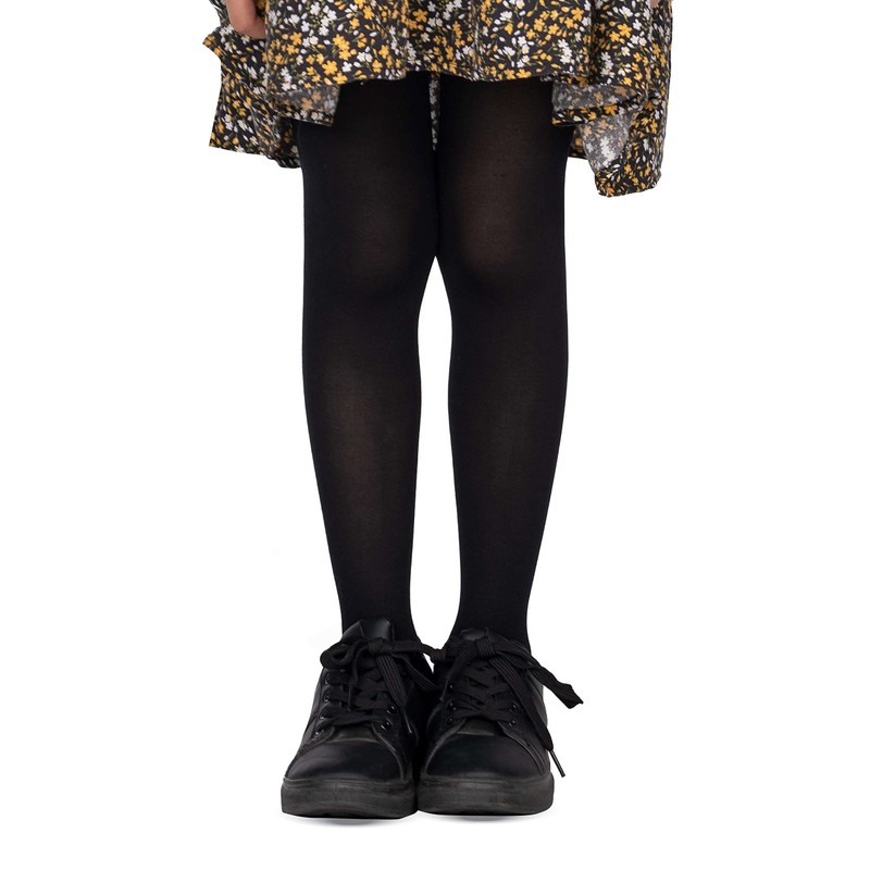 looksy Girls Solid Tights 40 DEN Opaque Soft Microfiber Children