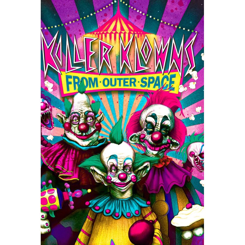 1988 Killer Klowns From Outer Space Set Of 4 11X17