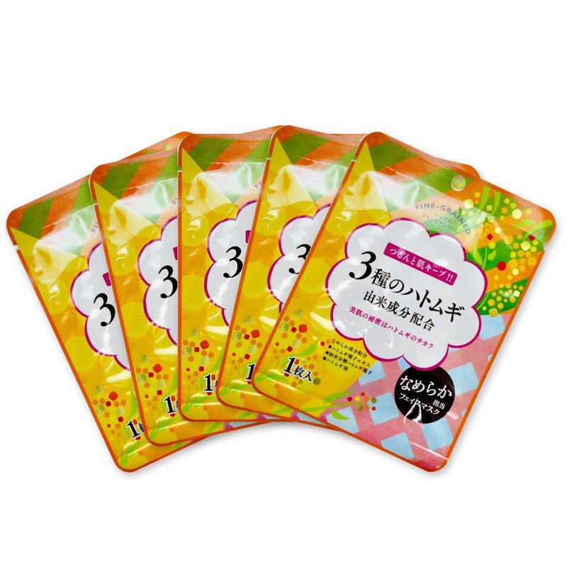 FINE GRAINED 3 Types of Pearl Barley Face Mask, 1