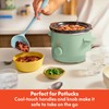 bella 1.5 Qt Slow Cooker with 3 Heat Manual Control,