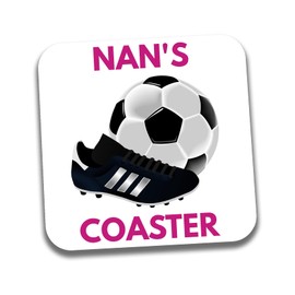 AK Giftshop Nan's Football Themed Coaster Mothers Day Birthday Nan Gift