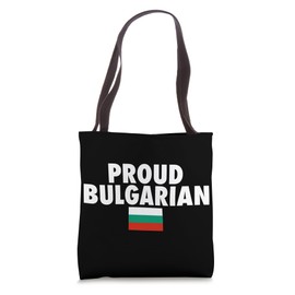 Proud Bulgarian Bulgaria Flag Tote Bag