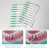 Púas de hilo dental de silicona suave, cepillo interdental para