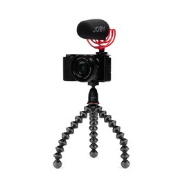 JOBY Essential Vlogger Kit, GorillaPod Camera Vlogging Kit (GorillaPod 1K Flexible Tripod, On-camera Wavo Microphone, TRR Cables), Vlog Camera Kit, Youtuber Kit, Entry Level Camera Content Creator Kit