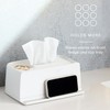 YouCopia Ledge Tissue Holder, Rectangular, Bathroom Countertop Organizer with Additional