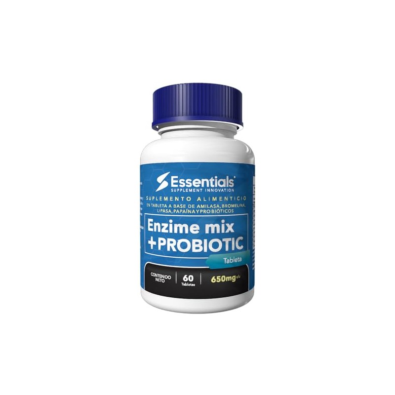 Enzime Mix + Probiotic | Essentials Innovation | Enzimas digestivas