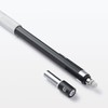 MUJI 83767587 Low Center of Gravity Mechanical Pencil, Black, 0.3mm,