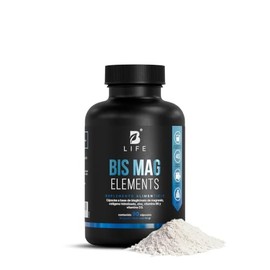 Life Bisglicinato Magnesio Cápsulas 1200mg Por Porción Alta Absorción Bis Mag Elements
