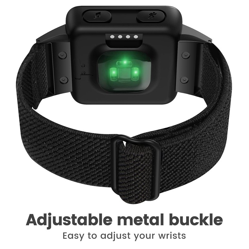 NotoCity for Garmin Forerunner 35 Strap, Elastic Braided Solo Loop