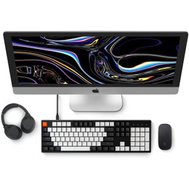 Keychron C2 104 Keys Full Size Wired Mechanical Keyboard for Mac Windows, Hot-swappable Gateron Brown Switch RGB LED Backlit Double-Shot ABS Keycaps, USB-C Gaming Keyboard for Gamer/Typists/Office