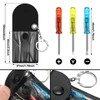 Jutom 110 Set Mini Screwdriver Keychain Set Bulk Includes 3