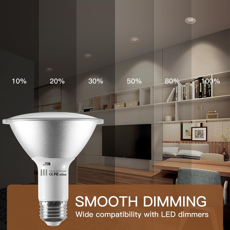 PINSUNLUX PAR30 LED Bulbs, Replacement 75W Halogen Flood Light,Dimmable LED