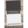 Business Card Magnet Notepads and Designer Envelopes, Peel and Stick