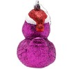 Christmas Concepts® Pack of 2-110mm (4.3") Purple Glittery Festive Duck