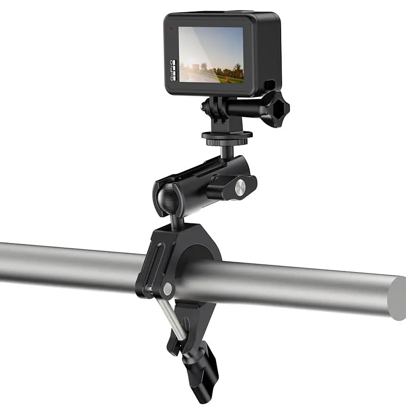 ULANZI Bike/Motorcycle Handlebar Clamp Mount For GoPro/Insta360 Action Cameras