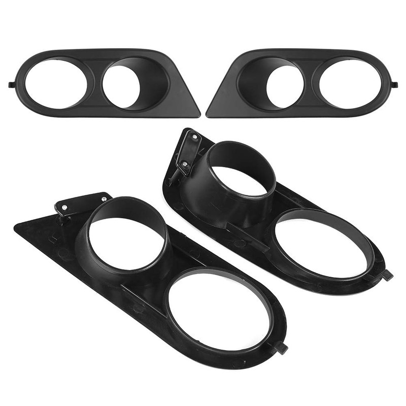 2pcs Fog Covers Front Visor Light Covers for Double Hole